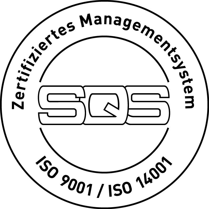 Swistec ist ISO 9001/14001 zertifiziert